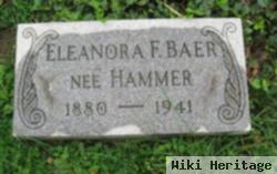 Eleanor F Hamer Baer