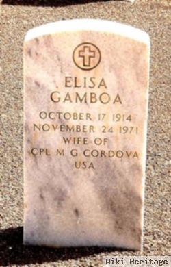 Elisa Gamboa Cordova