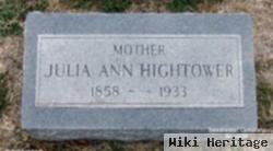 Julia Ann Paulk Hightower