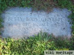 Betty Phyllis Body Geisbert