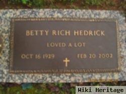 Betty Jean Rich Hedrick