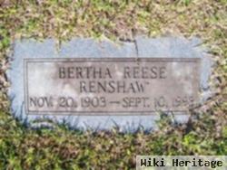 Bertha Inez Reese Renshaw