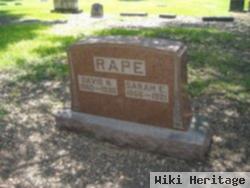 Sarah E. Rape