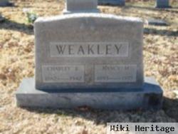 Charles Robert "charley" Weakley