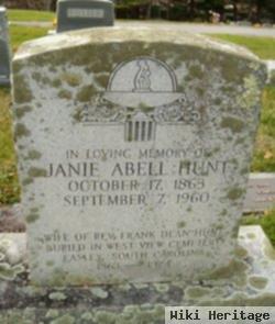 Janie Staples Abell Hunt