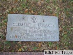 Clement F Kolacek