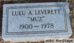 Lula A "muz" Mcrae Leverett