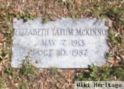 Elizabeth Tatum Mckinnon