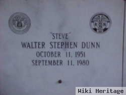 Walter Stephen ''steve'' Dunn