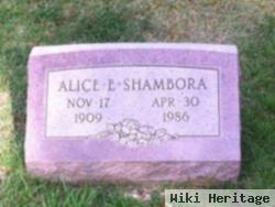 Alice E Shambora