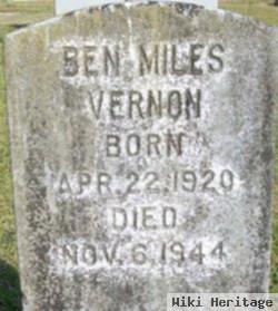 Ben Miles Vernon