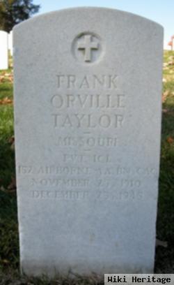 Frank Orville Taylor