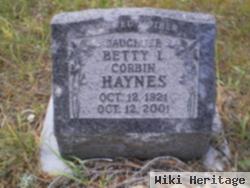 Betty L Corbin Haynes