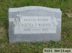 Bertha P Warner