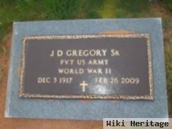 J D Gregory, Sr