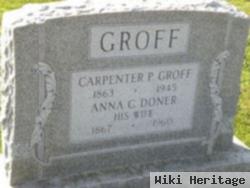 Carpenter P. Groff