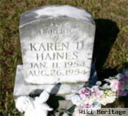 Karen D Haines