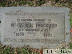 M Isobel Hoferer