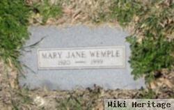 Mary Jane Wemple