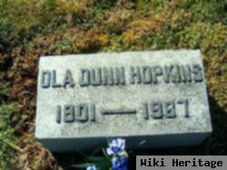 Olive Irene "ola" Dunn Hopkins