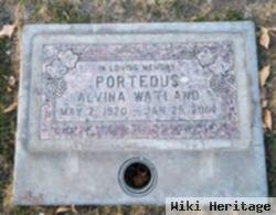 Alvina Watland Porteous