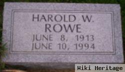 Harold W. Rowe