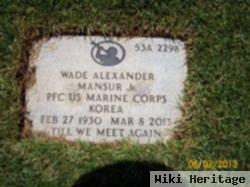 Wade Alexander Mansur, Jr