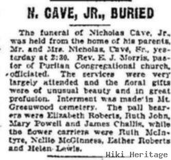 Nicholas J Cave, Jr