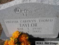 Virginia Carolyn Thomas Taylor