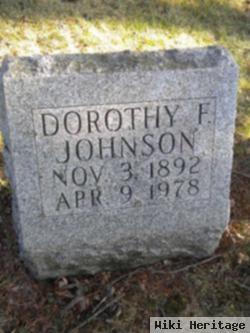 Dorothy F Johnson