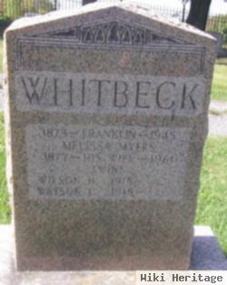 Melissa Myers Whitbeck