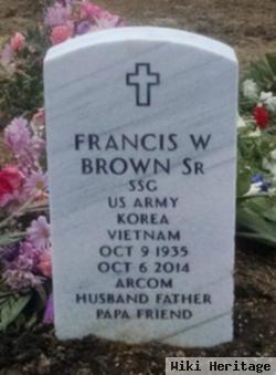 Francis W Brown, Sr