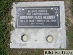 Barbara Alice Kliewer