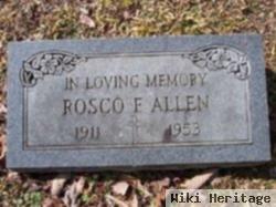 Roscoe F Allen