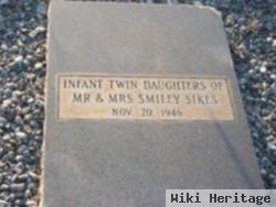 Infant Twin Daughters Sikes