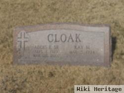 Addis Emanuel Cloak, Sr