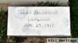 Jean Steadman Langdon