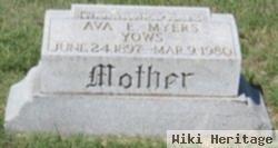 Ava Ellen Myers Yows