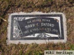 Mary E Oxford