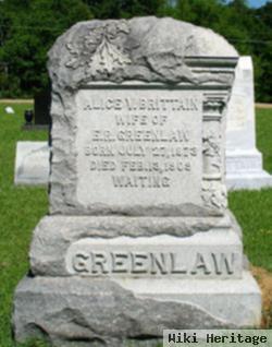 Alice V. Brittain Greenlaw