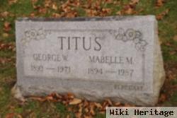 Mabelle M Titus