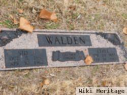 Sidney Johnson "sid" Walden