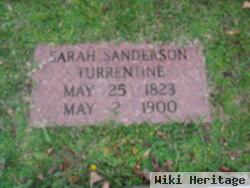 Sarah Sanderson Turrentine