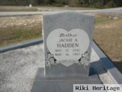 Jackie A Hadden