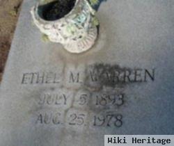 Ethel M Warren