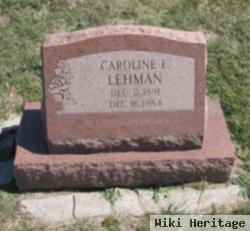 Caroline E Lehman