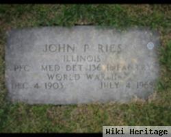 John P Ries