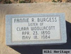 Fannie R Burgess