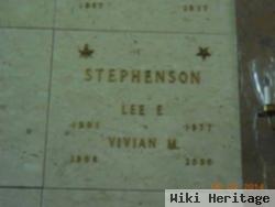 Lee E. Stephenson