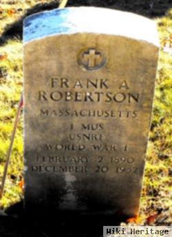 Frank A Robertson